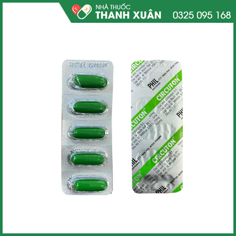 Circuton thuốc cải thiện tuần hoàn máu, điều hòa huyết áp,  tăng cường hệ miễn dịch và có tác dụng chống oxy hóa mạnh